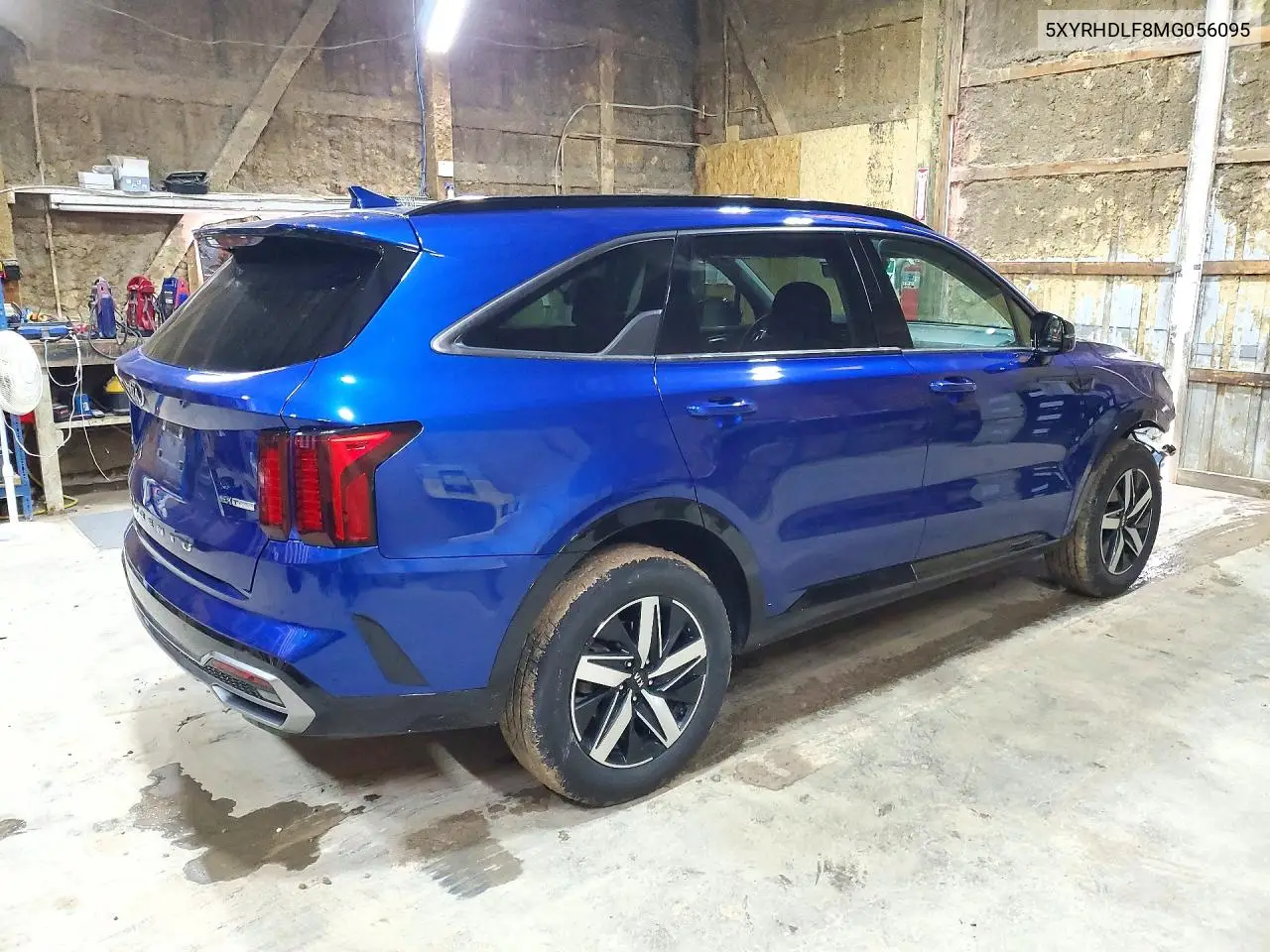 2021 KIA SORENTO VIN 5XYRHDLF8MG056095 — фото 3