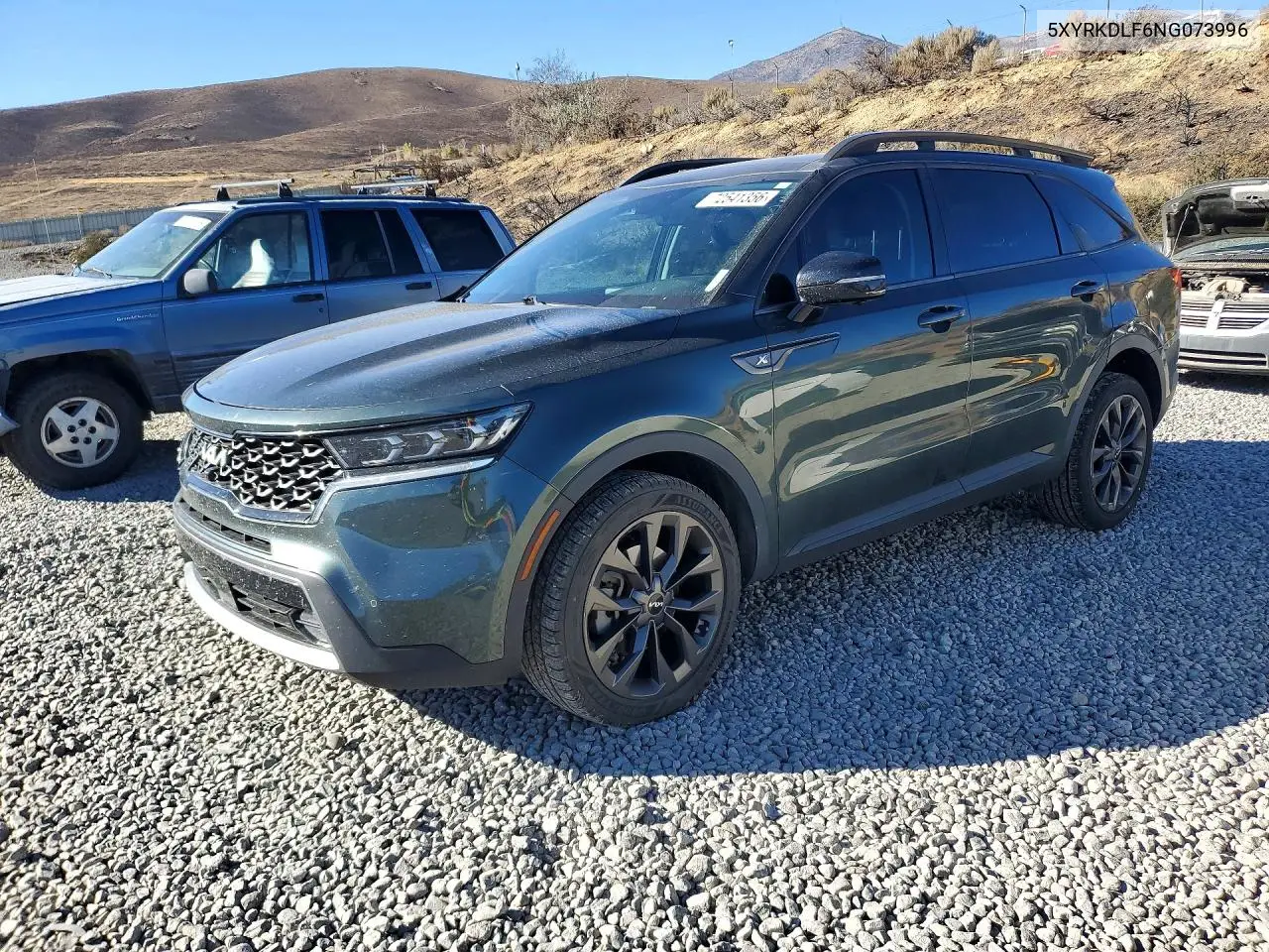 KIA SORENTO 2022, VIN 5XYRKDLF6NG073996