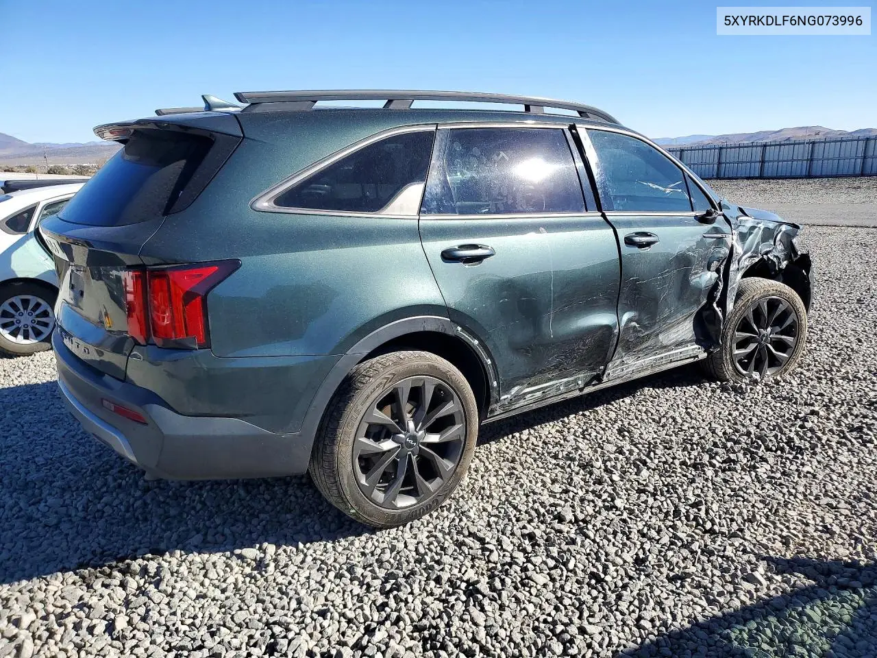 2022 KIA SORENTO VIN 5XYRKDLF6NG073996 — фото 3