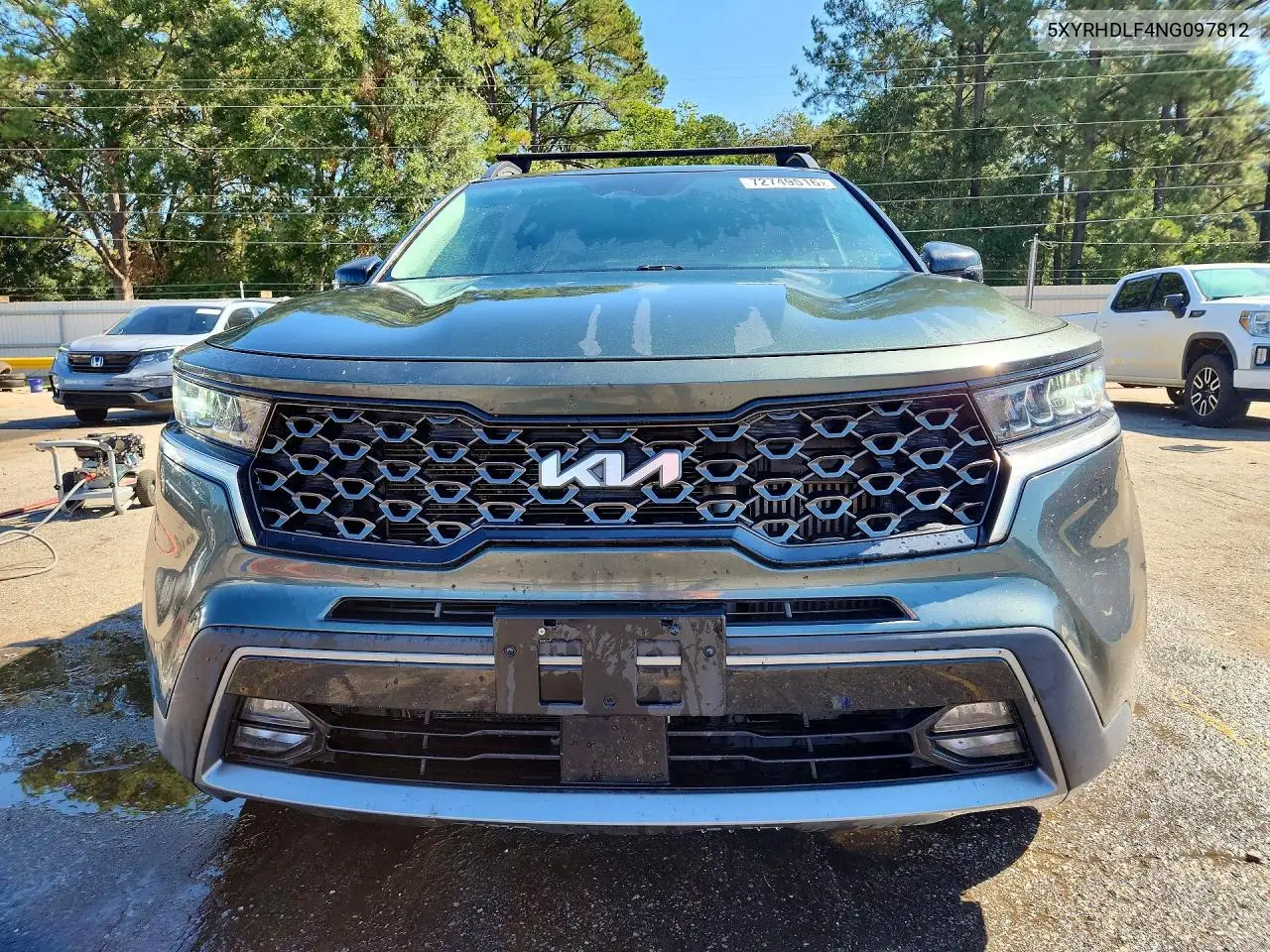 2022 KIA SORENTO VIN 5XYRHDLF4NG097812 — фото 5