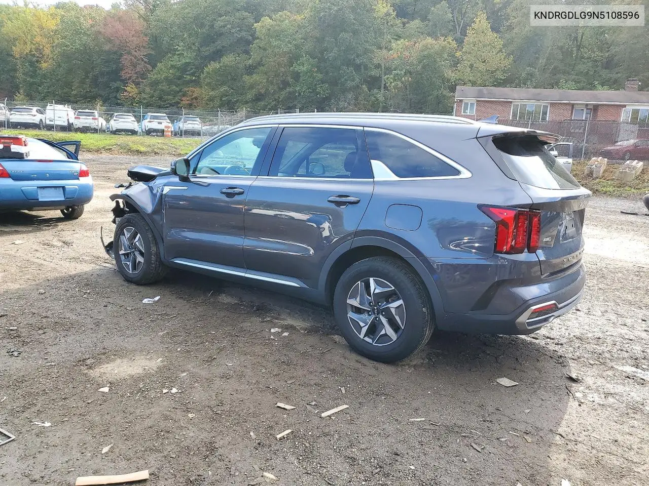 2022 KIA SORENTO VIN KNDRGDLG9N5108596 — фото 2