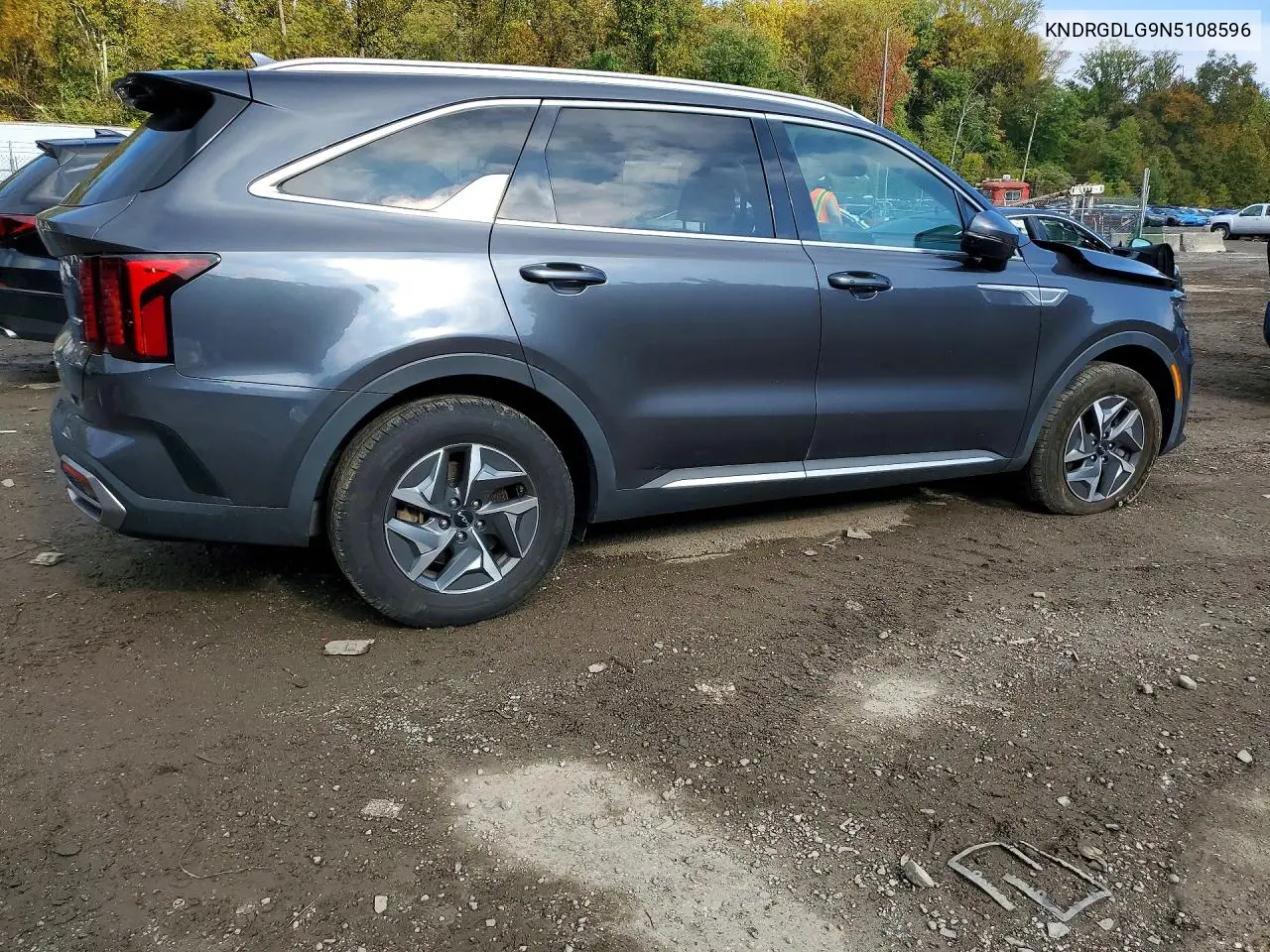 2022 KIA SORENTO VIN KNDRGDLG9N5108596 — фото 3