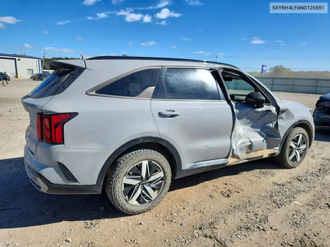 2022 KIA SORENTO VIN 5XYRH4LF6NG126551 — фото 3