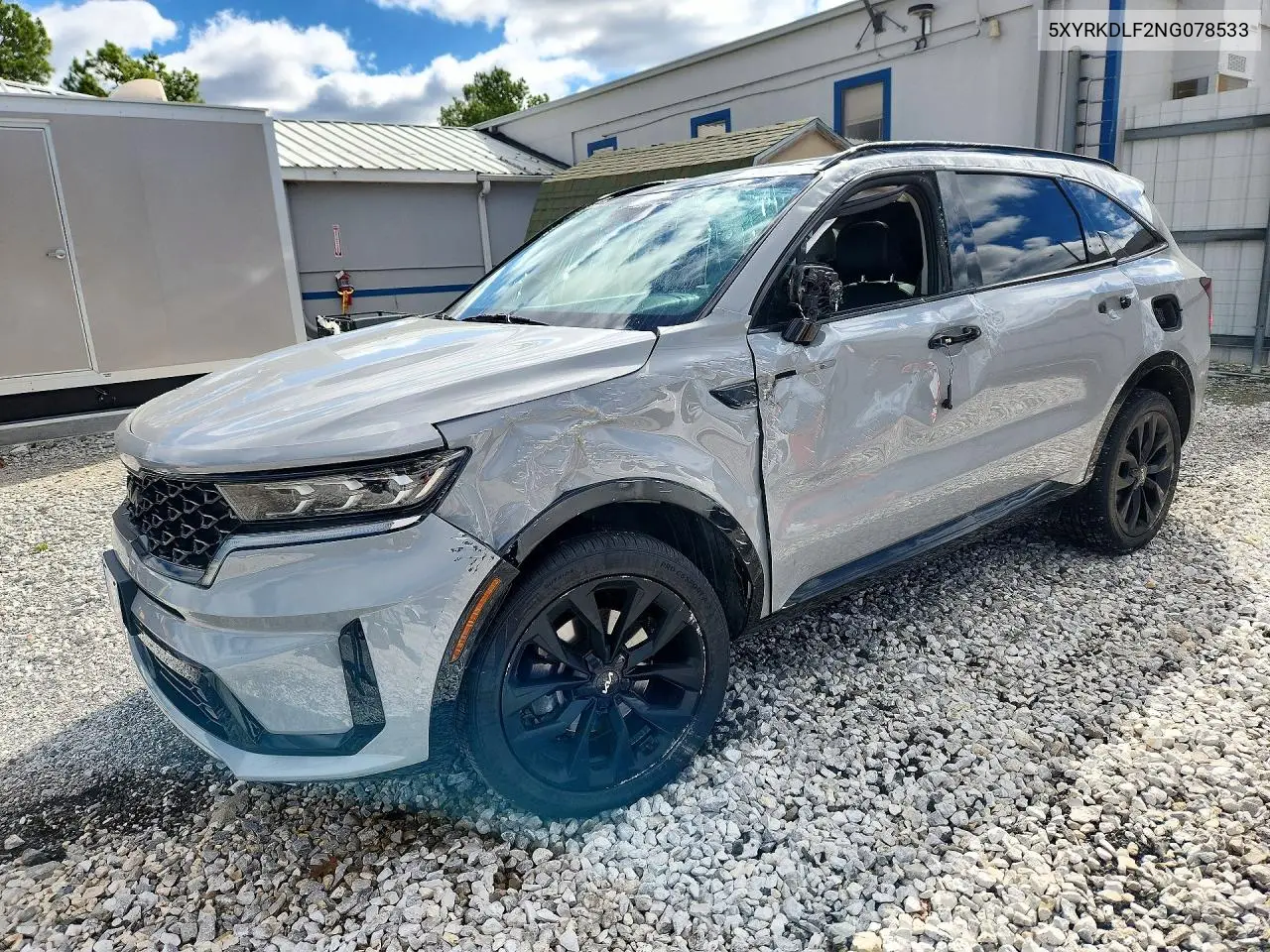 KIA SORENTO 2022, VIN 5XYRKDLF2NG078533