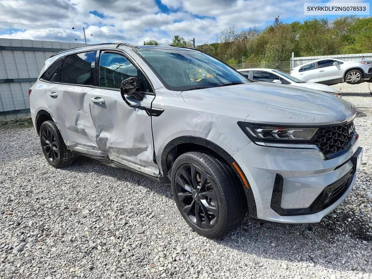 2022 KIA SORENTO VIN 5XYRKDLF2NG078533 — фото 4
