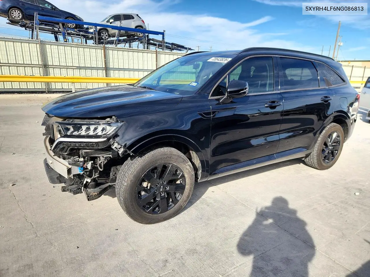 KIA SORENTO 2022, VIN 5XYRH4LF6NG086813