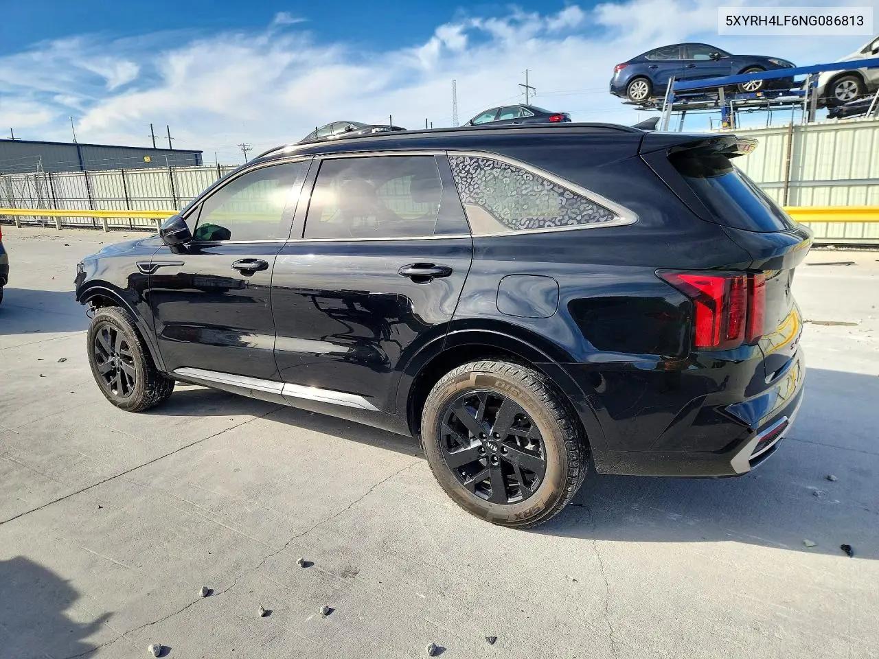 2022 KIA SORENTO VIN 5XYRH4LF6NG086813 — фото 2