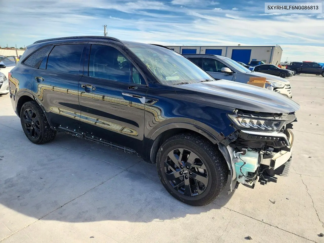 2022 KIA SORENTO VIN 5XYRH4LF6NG086813 — фото 4