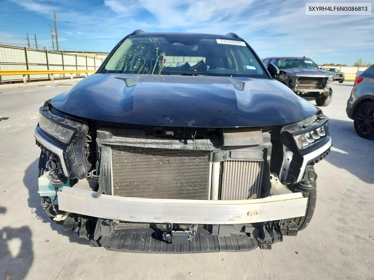 2022 KIA SORENTO VIN 5XYRH4LF6NG086813 — фото 5