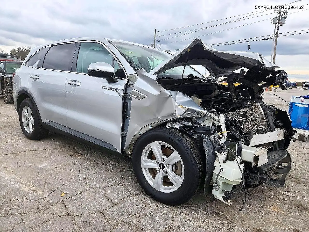 2022 KIA SORENTO VIN 5XYRG4LC7NG096162 — фото 4