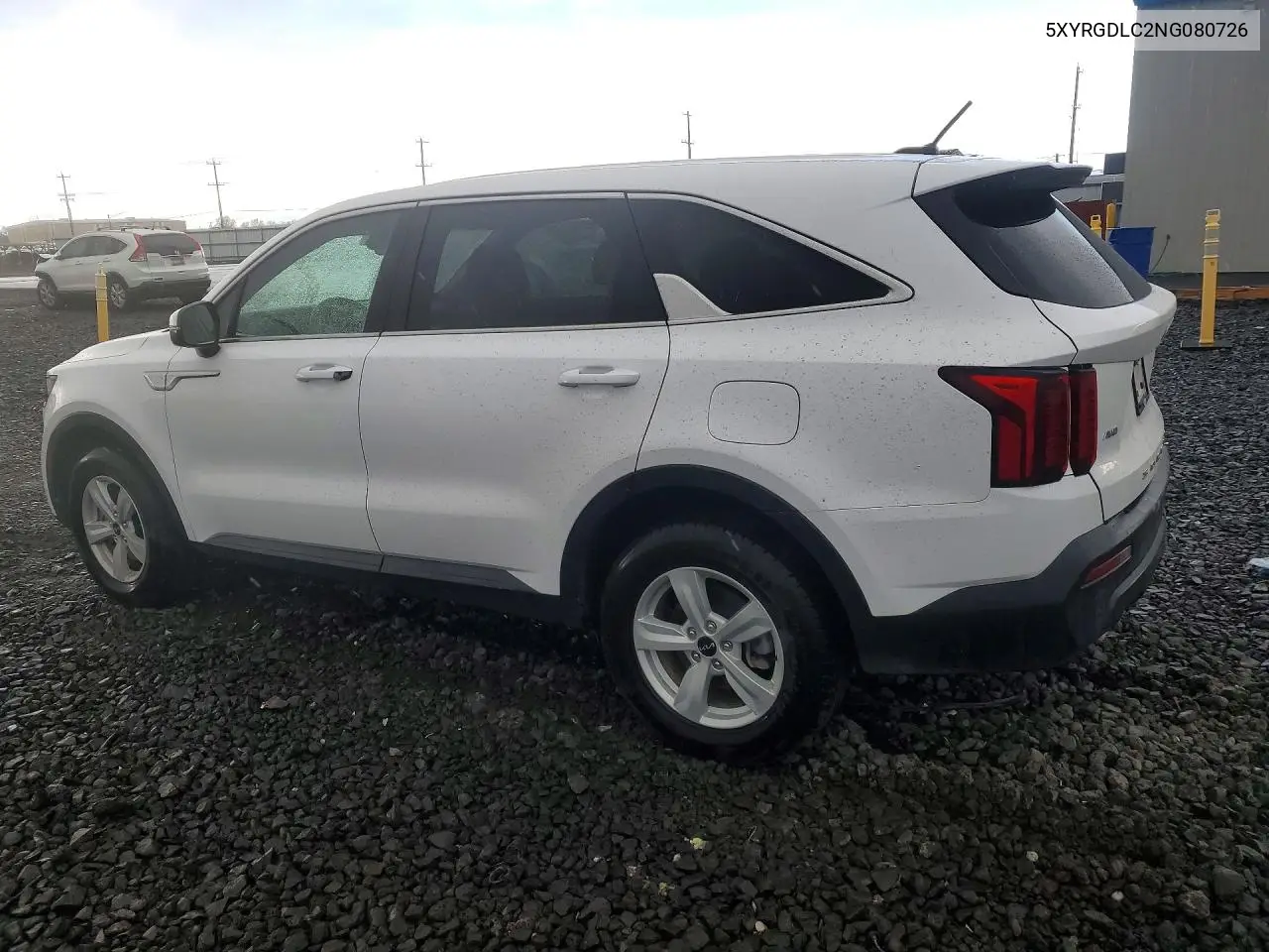 2022 KIA SORENTO VIN 5XYRGDLC2NG080726 — фото 2