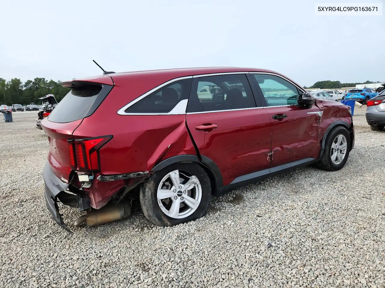 2023 KIA SORENTO VIN 5XYRG4LC9PG163671 — фото 3