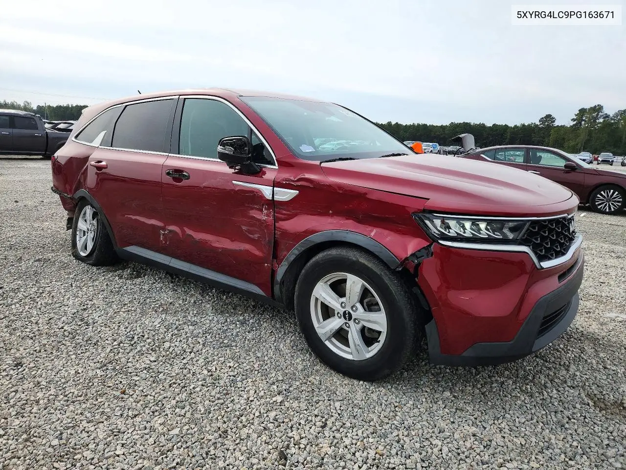 2023 KIA SORENTO VIN 5XYRG4LC9PG163671 — фото 4