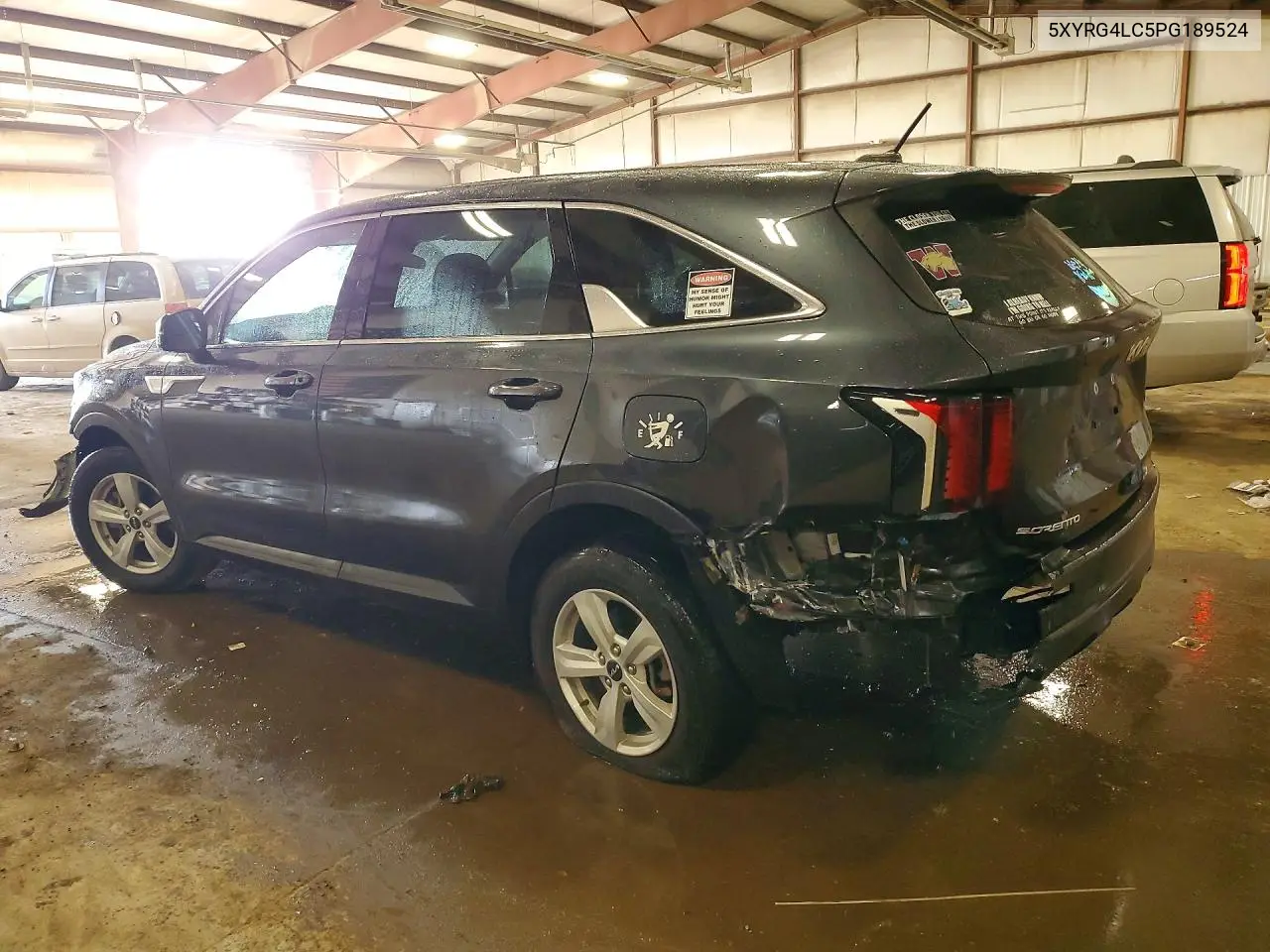 2023 KIA SORENTO VIN 5XYRG4LC5PG189524 — фото 2