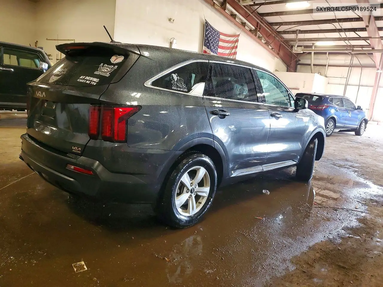 2023 KIA SORENTO VIN 5XYRG4LC5PG189524 — фото 3