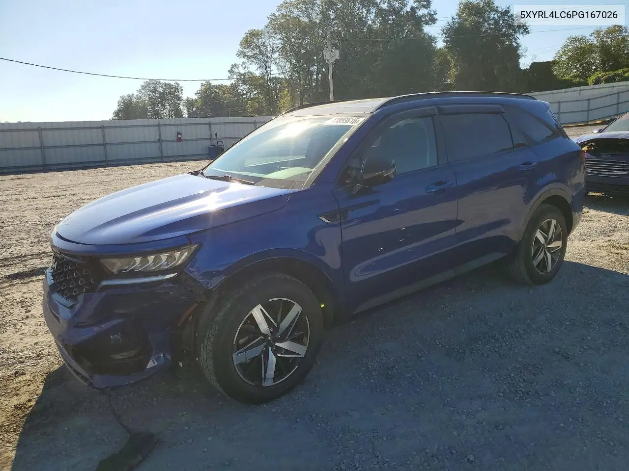 KIA SORENTO 2023, VIN 5XYRL4LC6PG167026