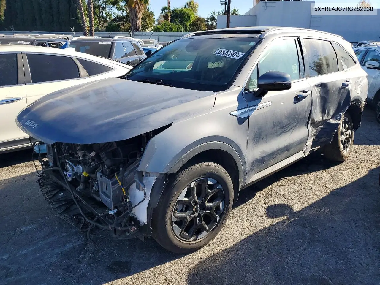 KIA SORENTO 2024, VIN 5XYRL4JC7RG282238