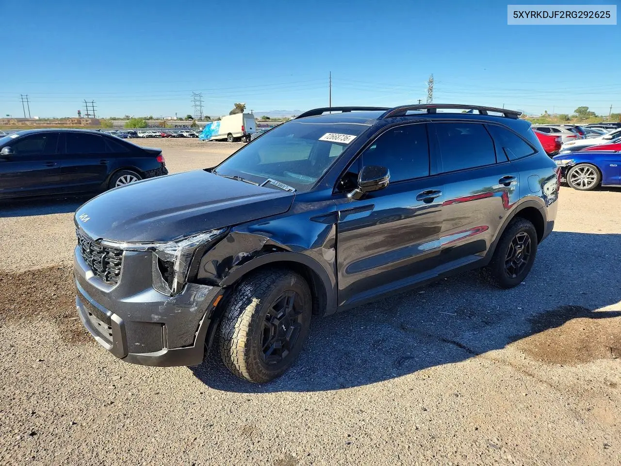 KIA SORENTO 2024, VIN 5XYRKDJF2RG292625