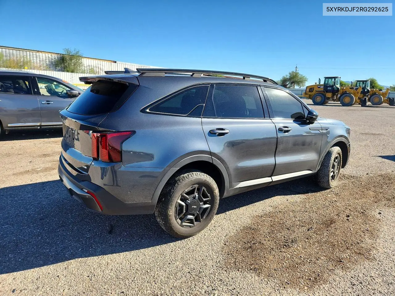 2024 KIA SORENTO VIN 5XYRKDJF2RG292625 — фото 3