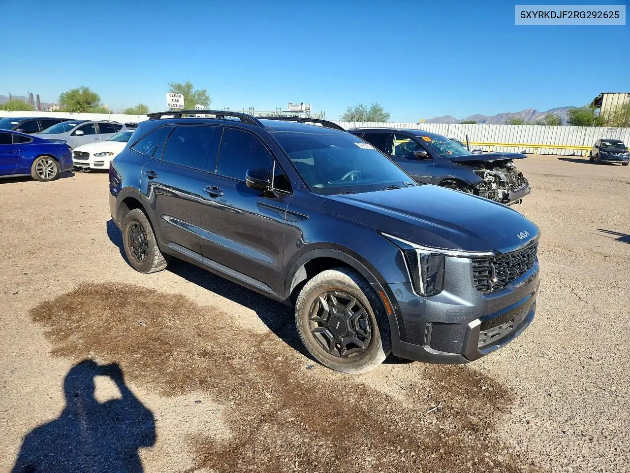 2024 KIA SORENTO VIN 5XYRKDJF2RG292625 — фото 4