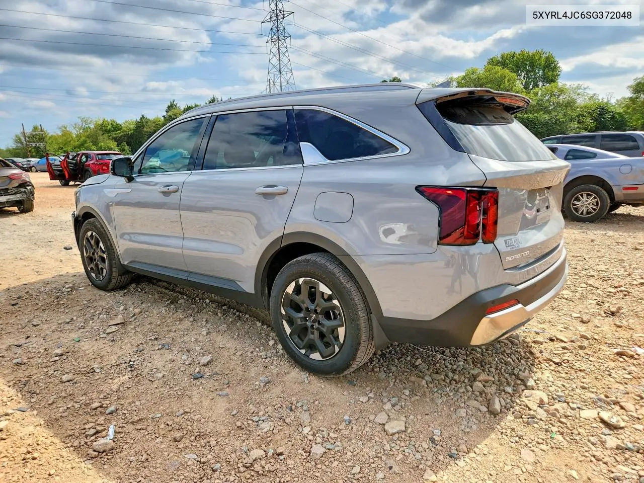 2025 KIA SORENTO VIN 5XYRL4JC6SG372048 — фото 2