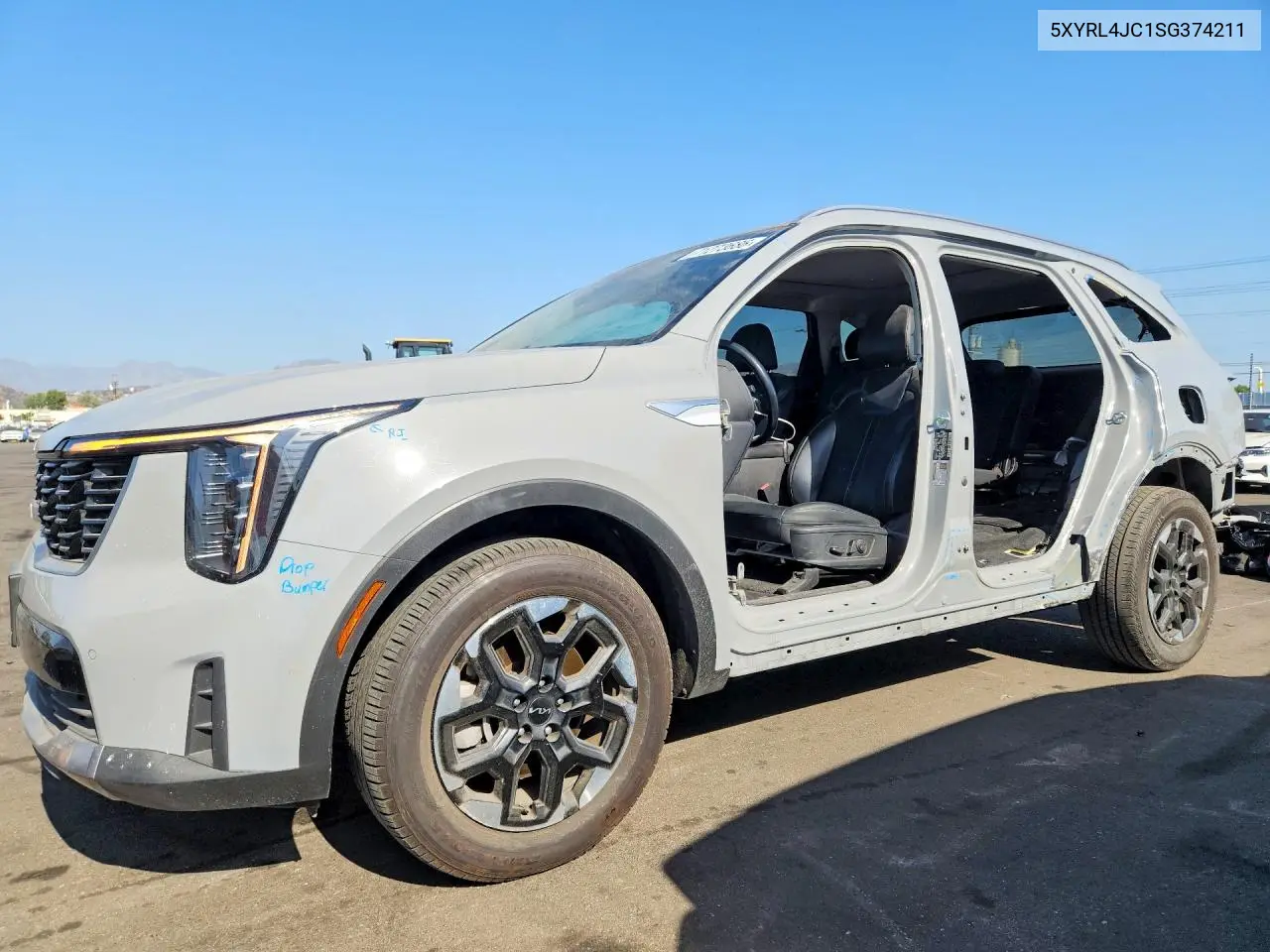 KIA SORENTO 2025, VIN 5XYRL4JC1SG374211