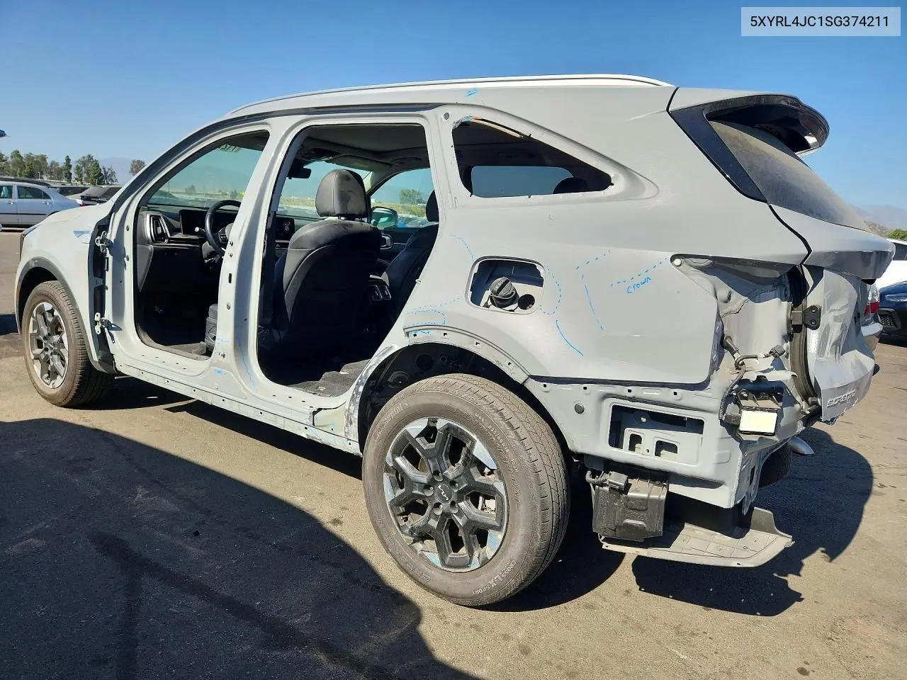 2025 KIA SORENTO VIN 5XYRL4JC1SG374211 — фото 2