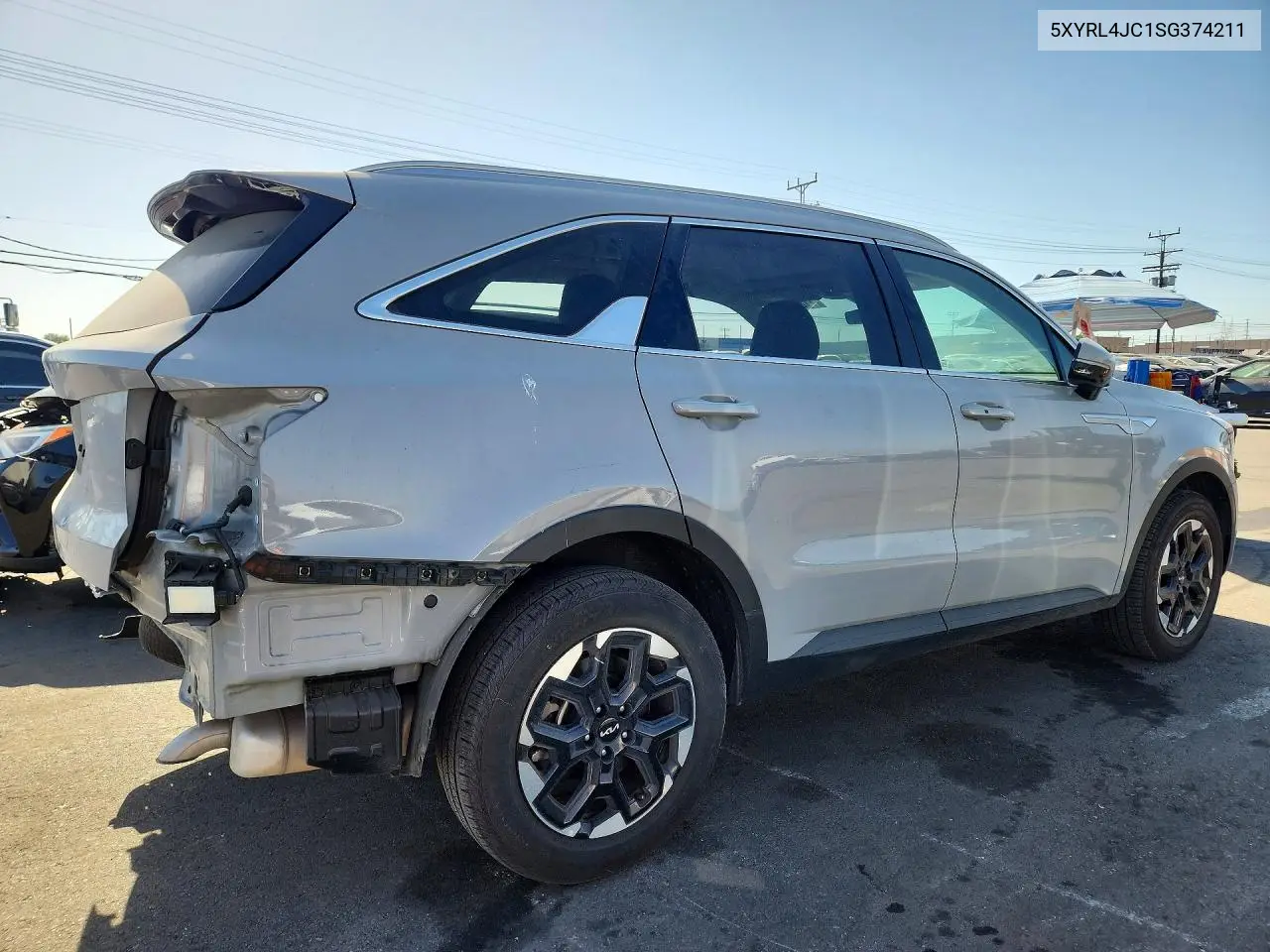 2025 KIA SORENTO VIN 5XYRL4JC1SG374211 — фото 3