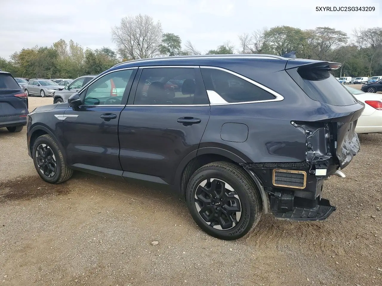 2025 KIA SORENTO VIN 5XYRLDJC2SG343209 — фото 2