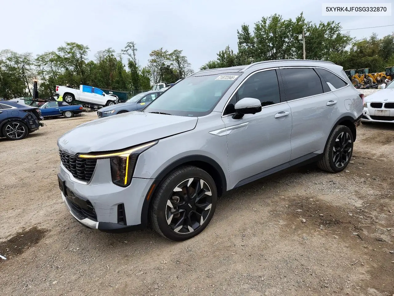 KIA SORENTO 2025, VIN 5XYRK4JF0SG332870