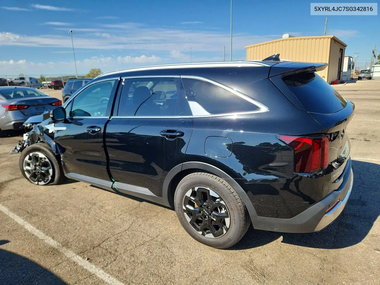 2025 KIA SORENTO VIN 5XYRL4JC7SG342816 — фото 2