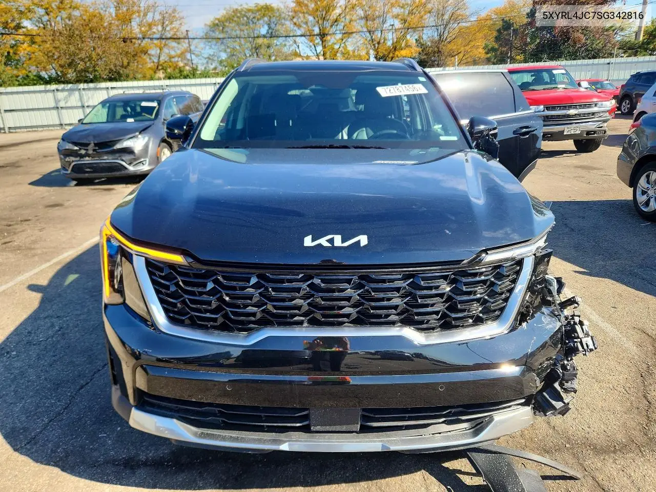 2025 KIA SORENTO VIN 5XYRL4JC7SG342816 — фото 5