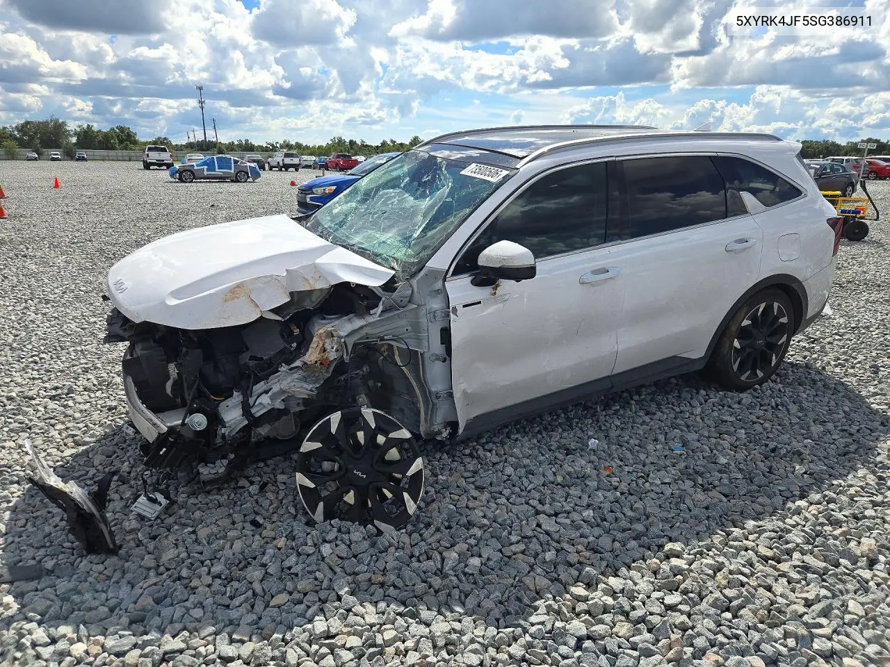 KIA SORENTO 2025, VIN 5XYRK4JF5SG386911