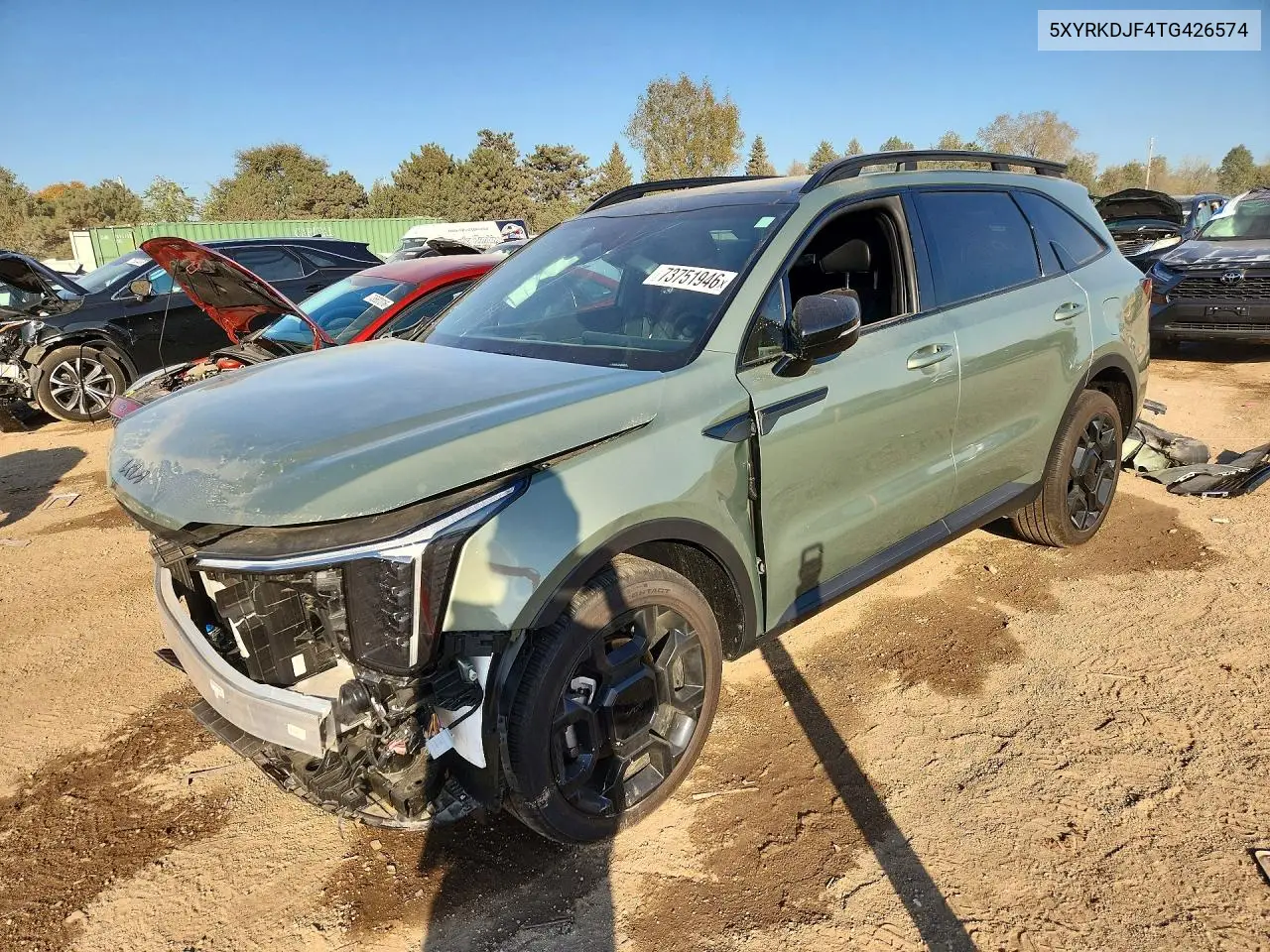 KIA SORENTO 2026, VIN 5XYRKDJF4TG426574
