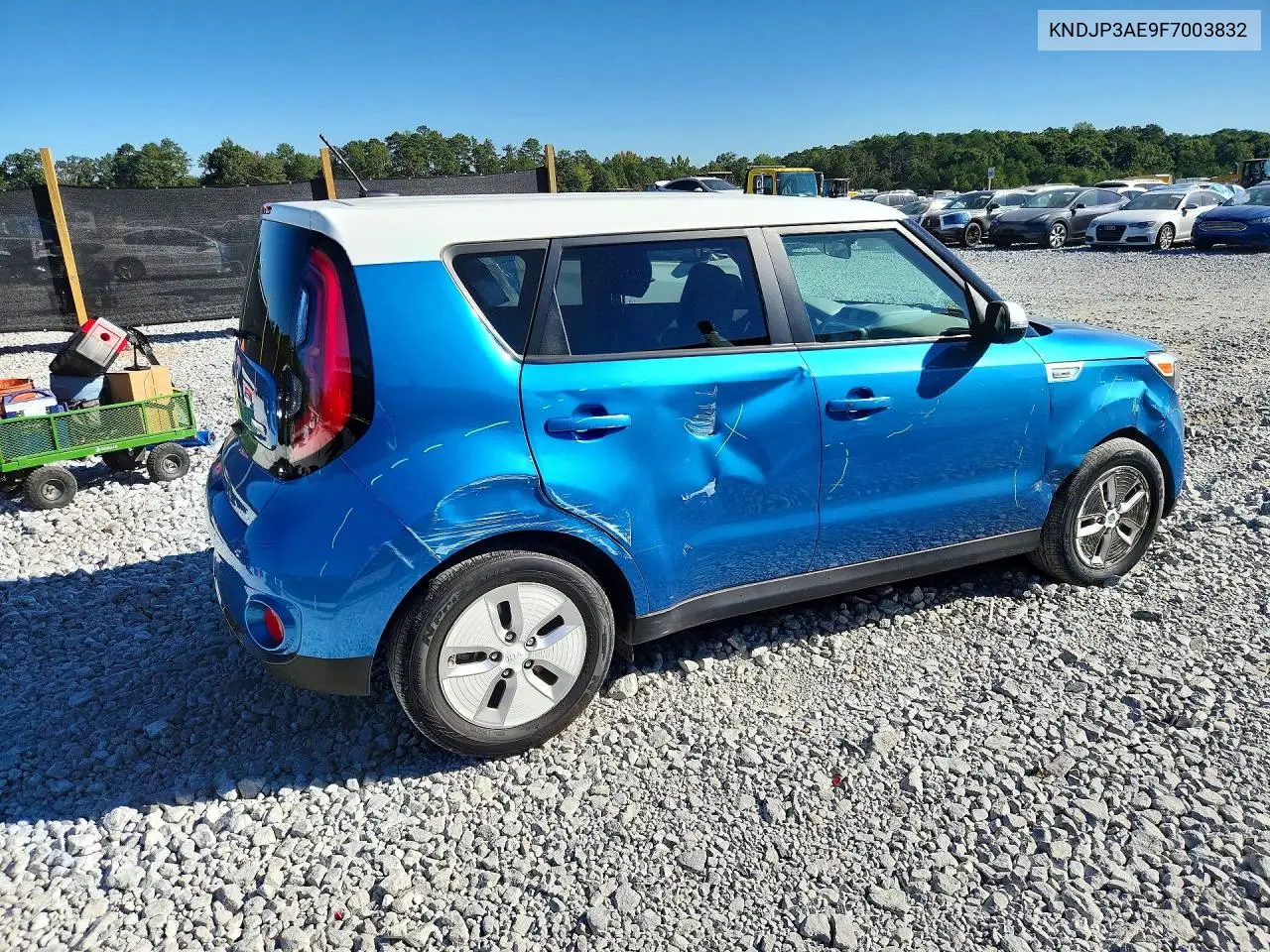 2015 KIA SOUL EV VIN KNDJP3AE9F7003832 — фото 3