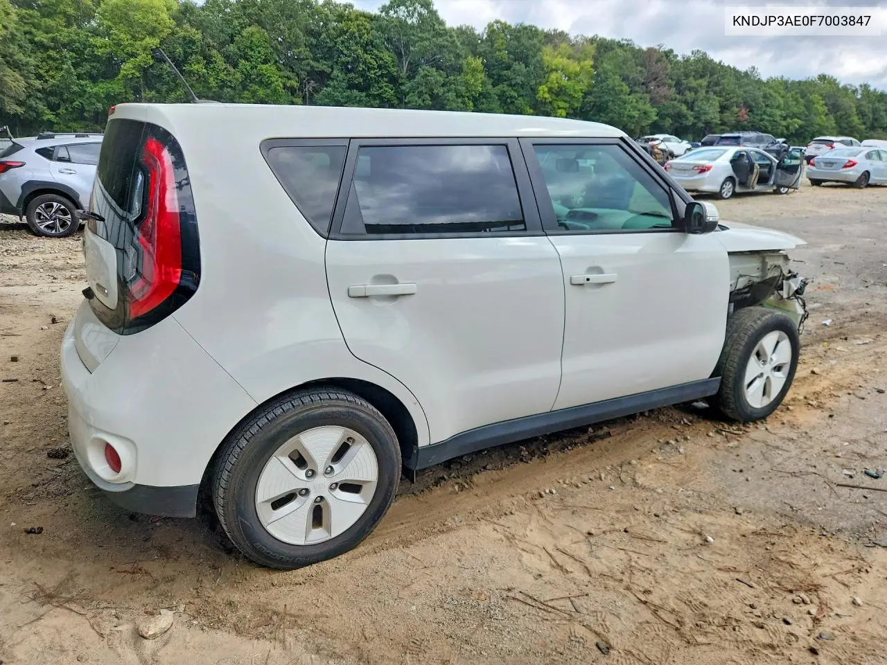2015 KIA SOUL EV VIN KNDJP3AE0F7003847 — фото 3