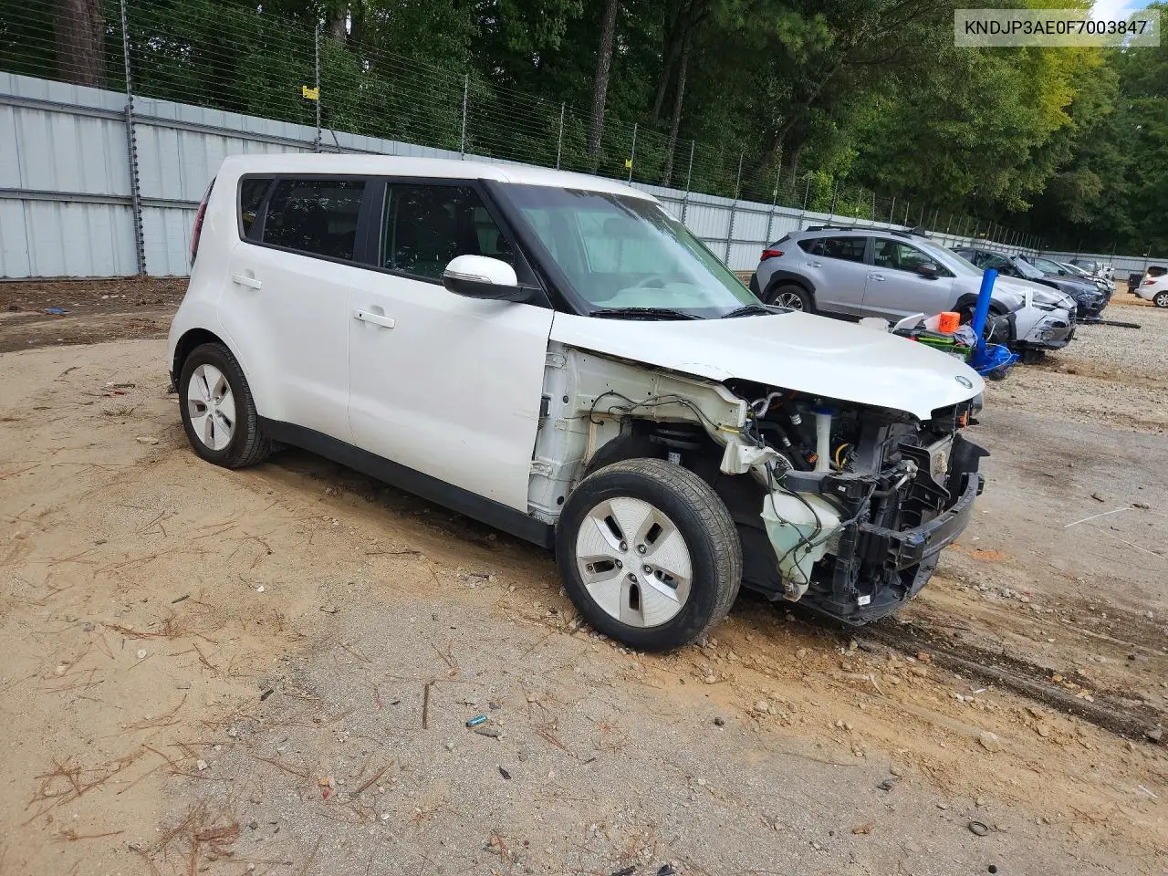 2015 KIA SOUL EV VIN KNDJP3AE0F7003847 — фото 4