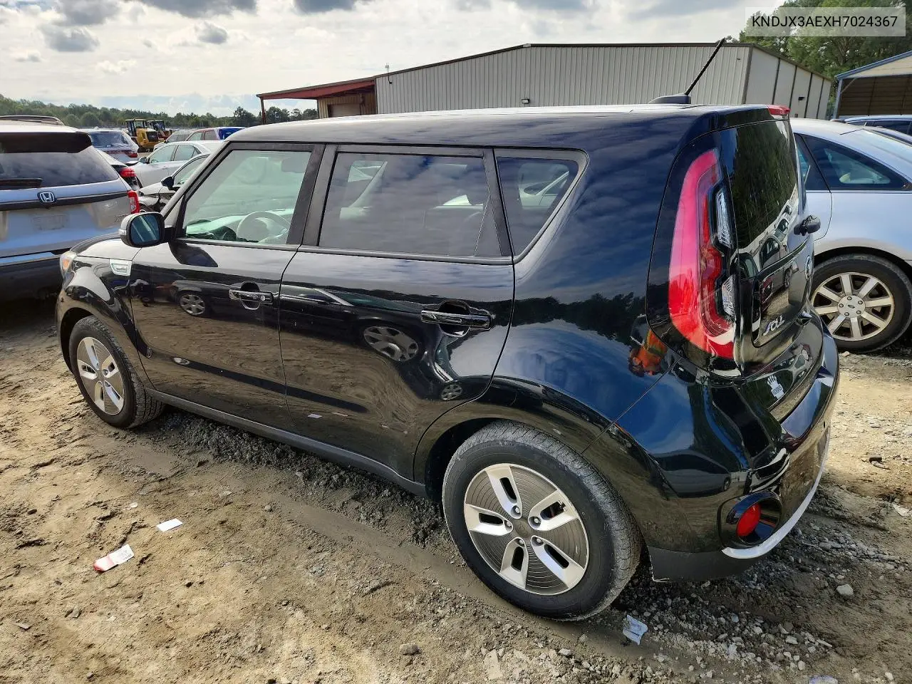 2017 KIA SOUL EV VIN KNDJX3AEXH7024367 — фото 2