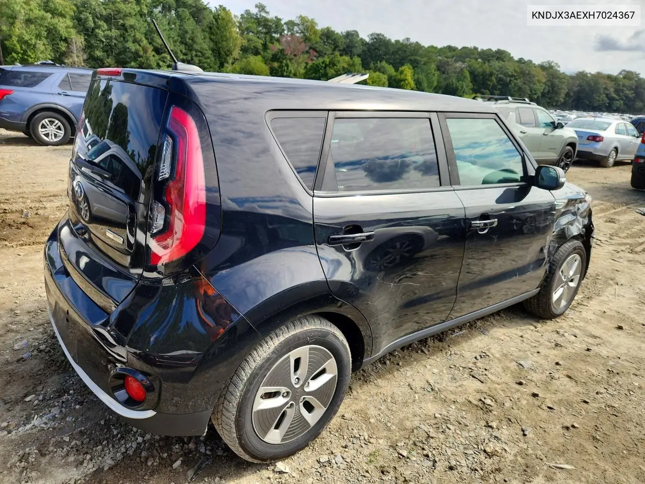 2017 KIA SOUL EV VIN KNDJX3AEXH7024367 — фото 3