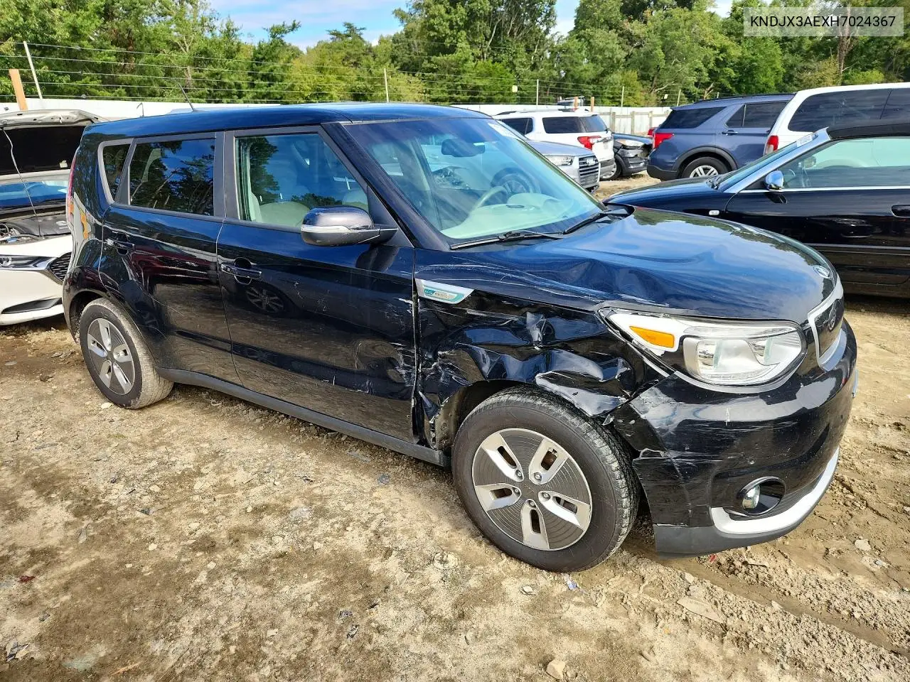 2017 KIA SOUL EV VIN KNDJX3AEXH7024367 — фото 4