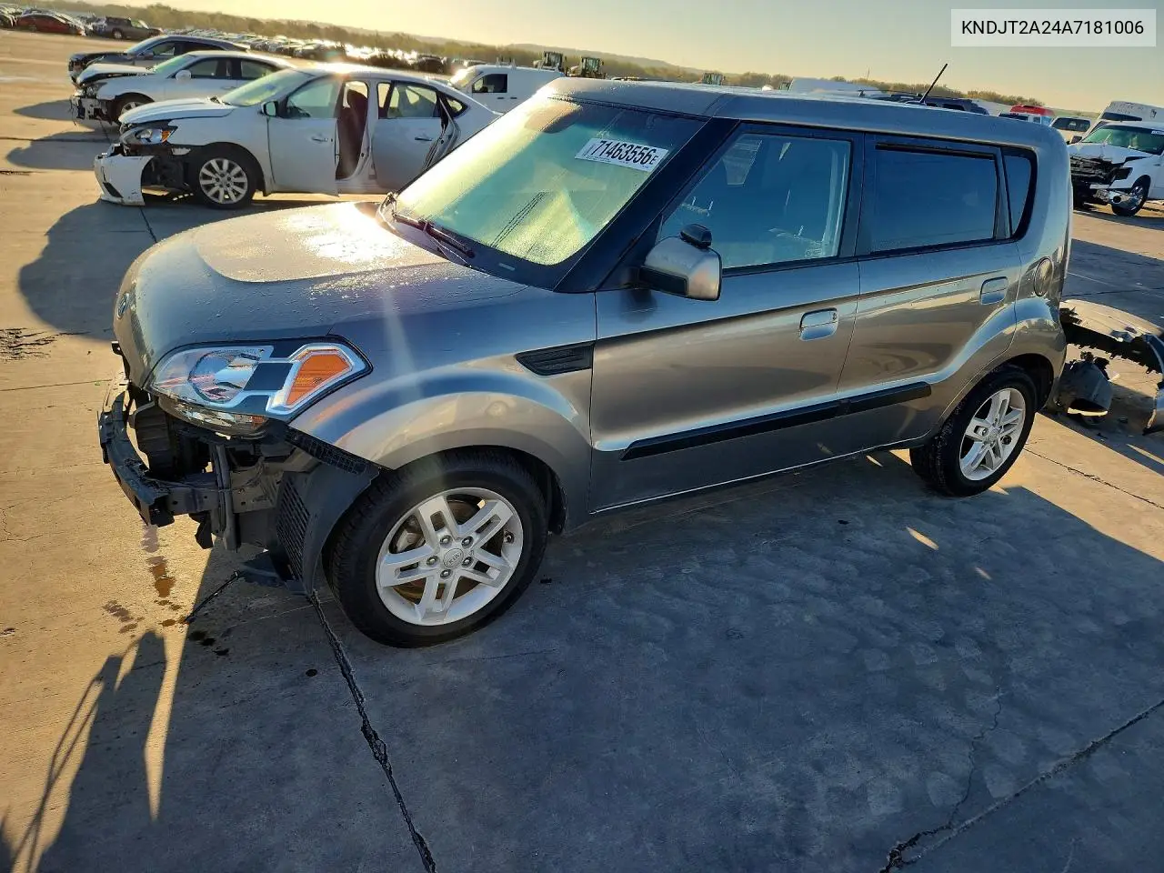 KIA SOUL 2010, VIN KNDJT2A24A7181006