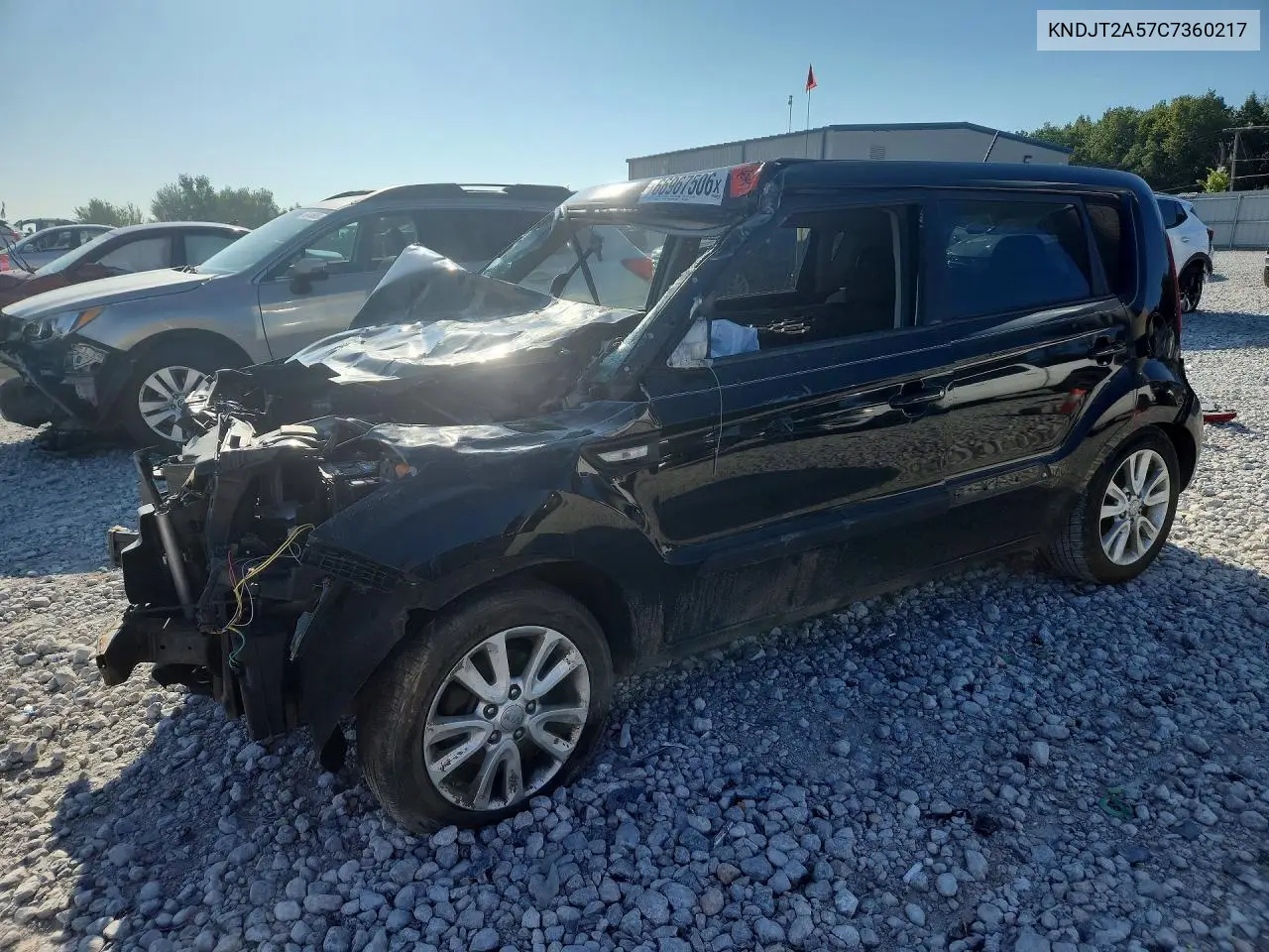 KIA SOUL 2012, VIN KNDJT2A57C7360217