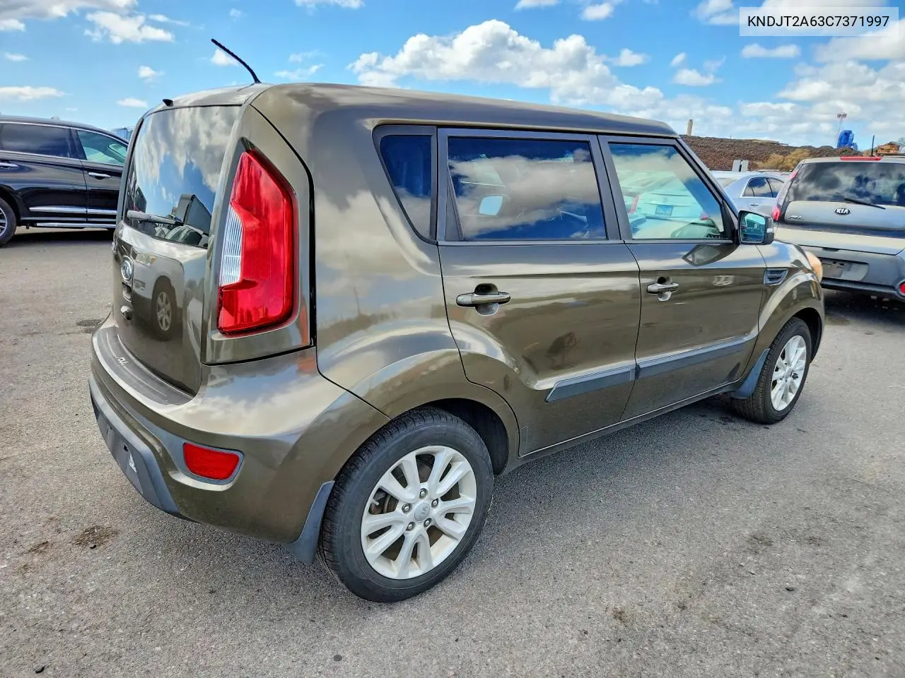 2012 KIA SOUL VIN KNDJT2A63C7371997 — фото 3