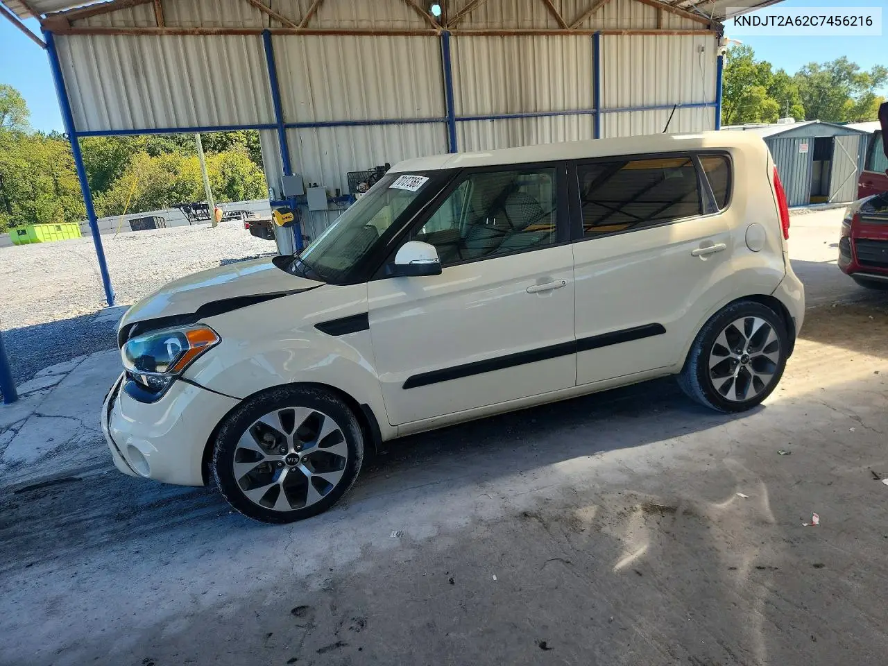 KIA SOUL 2012, VIN KNDJT2A62C7456216