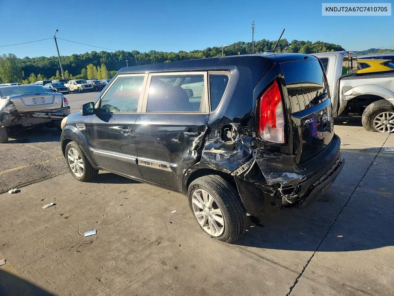 2012 KIA SOUL VIN KNDJT2A67C7410705 — фото 2