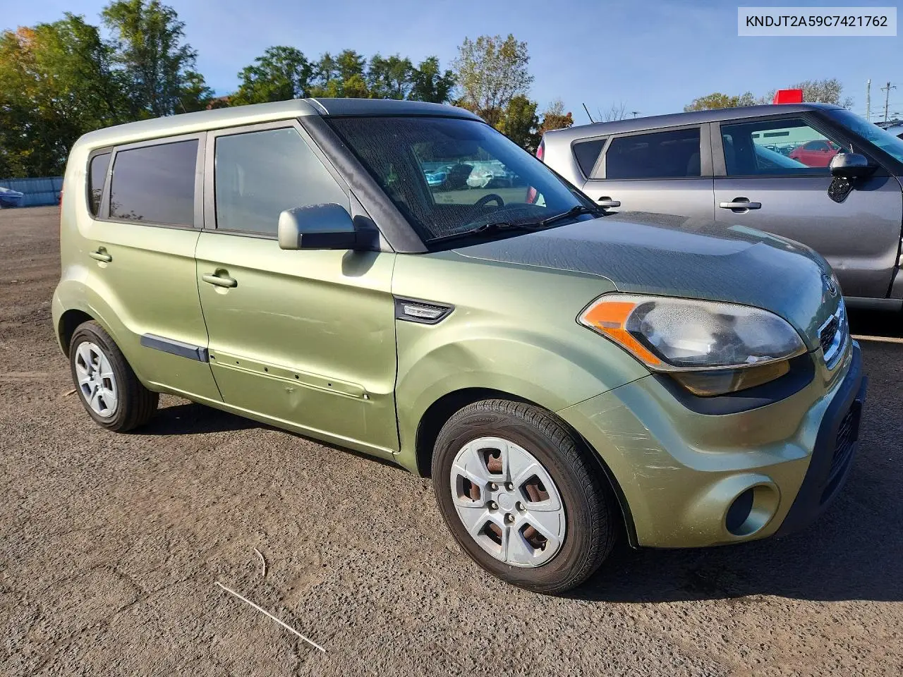 KIA SOUL 2012, VIN KNDJT2A59C7421762