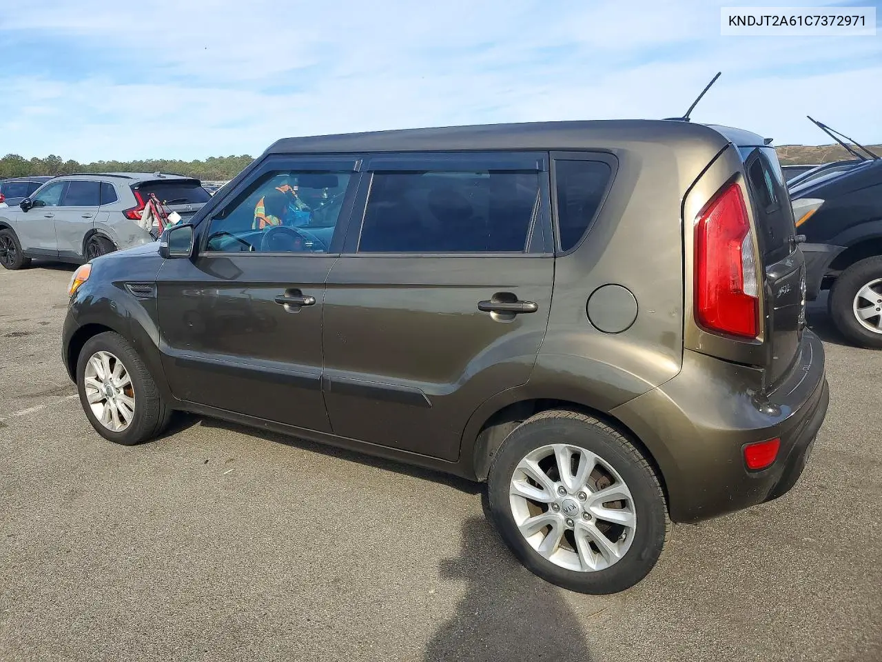 KIA SOUL 2012, VIN KNDJT2A61C7372971