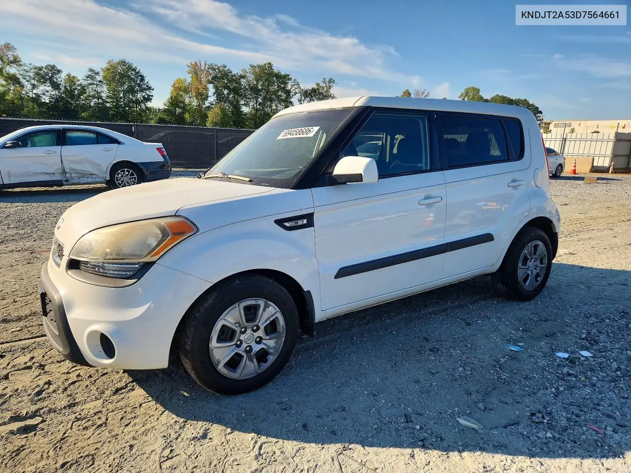 KIA SOUL 2013, VIN KNDJT2A53D7564661