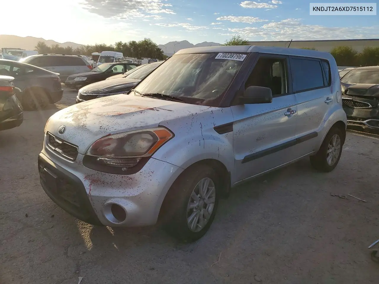 KIA SOUL 2013, VIN KNDJT2A6XD7515112