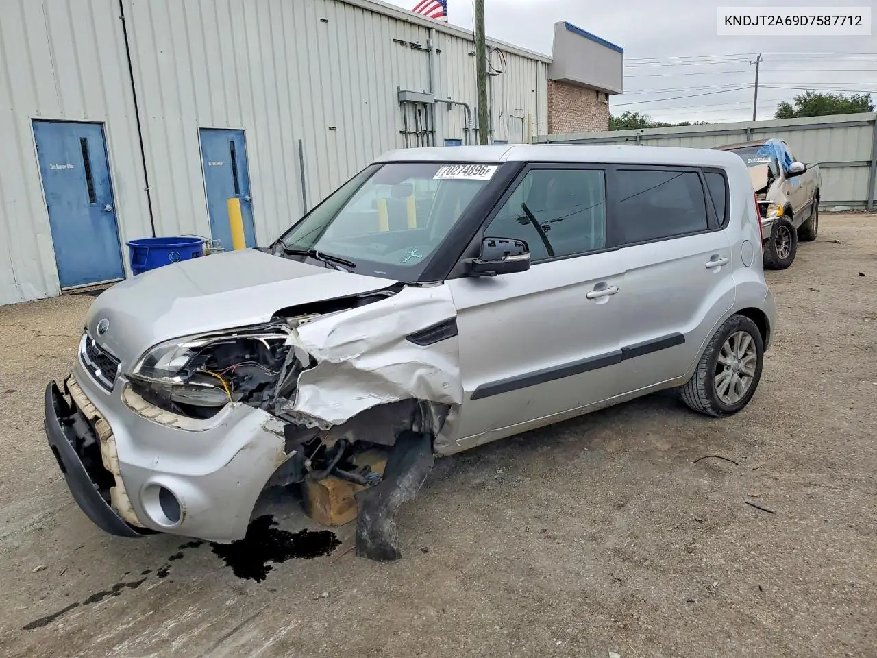 KIA SOUL 2013, VIN KNDJT2A69D7587712